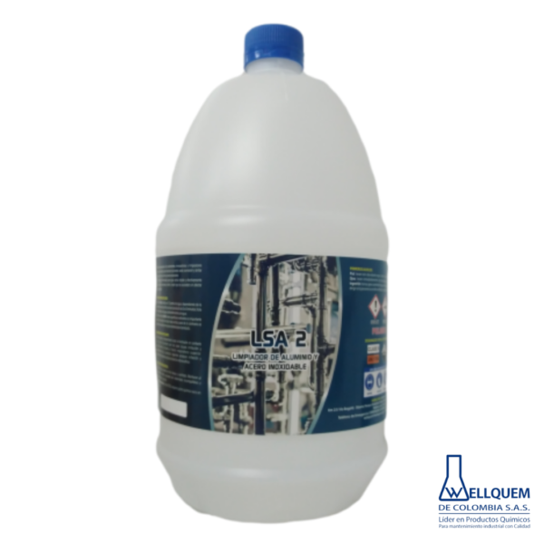 LIMPIADOR PARA ALUMINIO Y ACERO INOXIDABLE LSA- 2